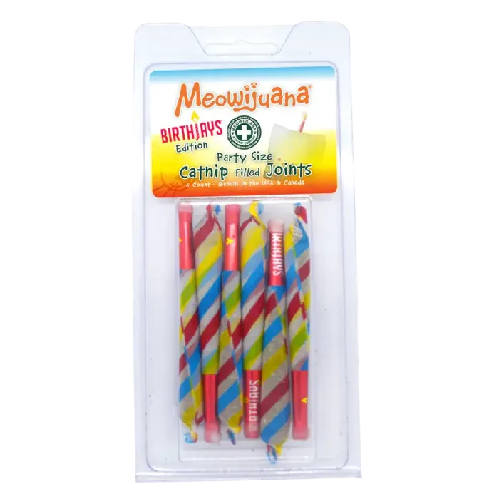 Meowijuana Toy - Birthjays Party Sized Catnip Joints