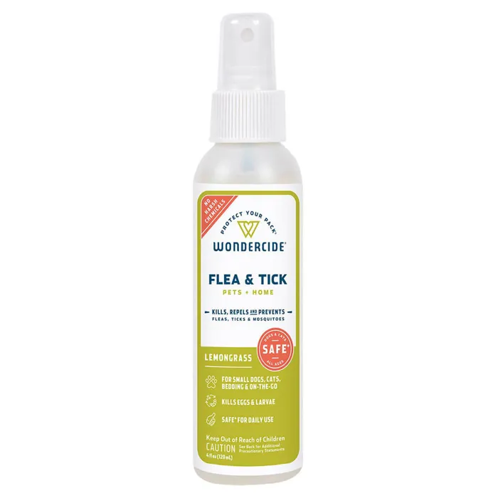 Wondercide Lemongrass Flea Tick Mosquito Control Spray 4-oz