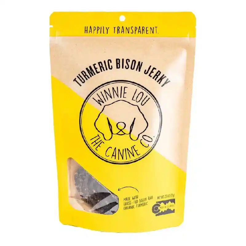 Winnie Lou Turmeric Bison Jerky 2.5 Oz