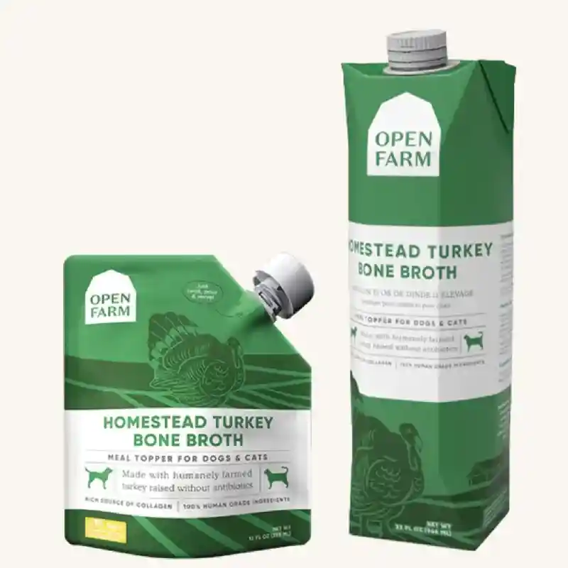 Open Farm Trkey Bone Broth 32oz 32-oz