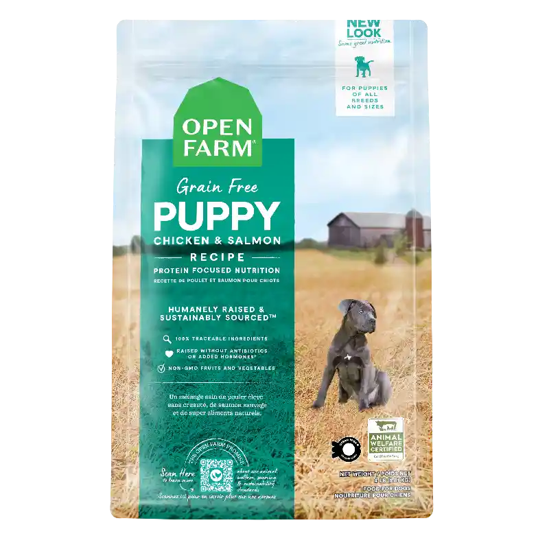 Open Farm Grain Free Puppy Chicken & Salmon 4-lb