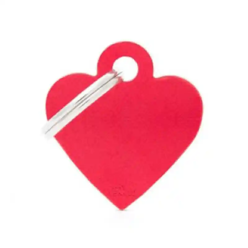 Small Heart Aluminum Red
