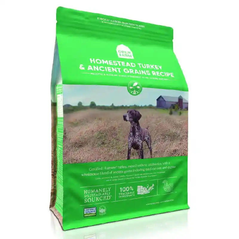 Open Farm Dog Homestead Turkey Ancient Grain 11lb
