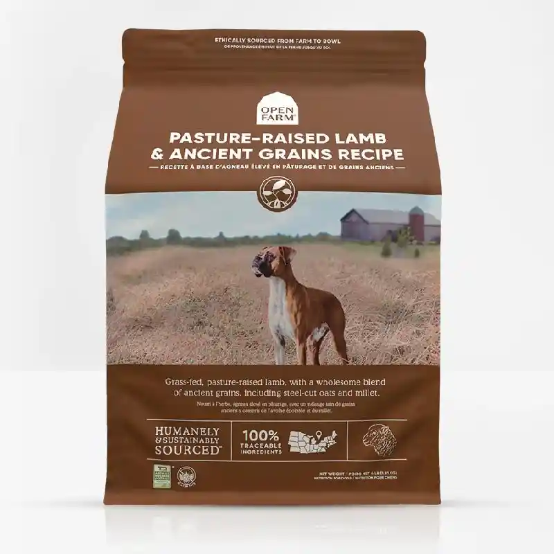 Open Farm D Dry Lamb Ancient Grain 4-llb