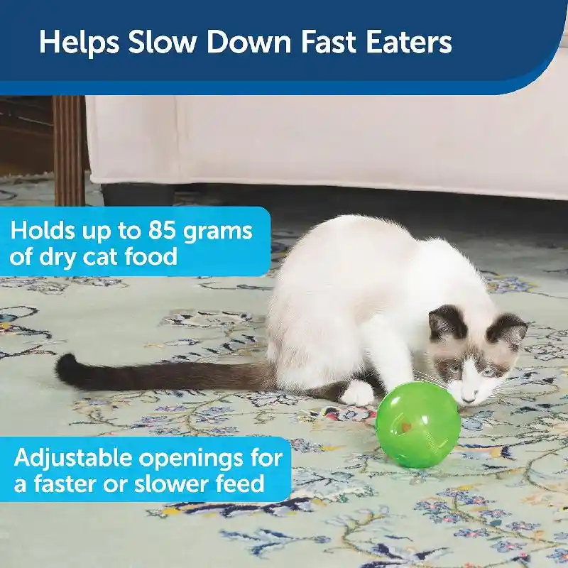 Slimcat Feeder Ball Blue One Size