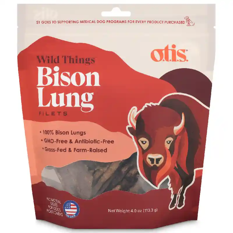 Wild Things Bison Lung 4oz Otis 6/cs