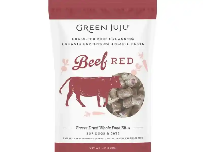 Green Juju Beef Red Frz-drd Food Bites 7.5-oz