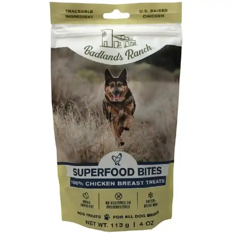 Badlands Ranch Super Bites Chkn Breast Treats - 4-