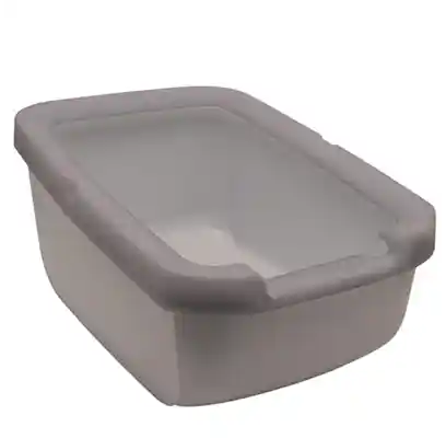 Catit Cat Pan With Rim, Warm Grey;