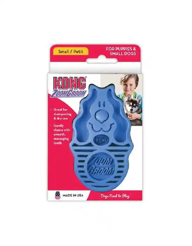 Kong Dog Zoom Groom Boysenberry Large