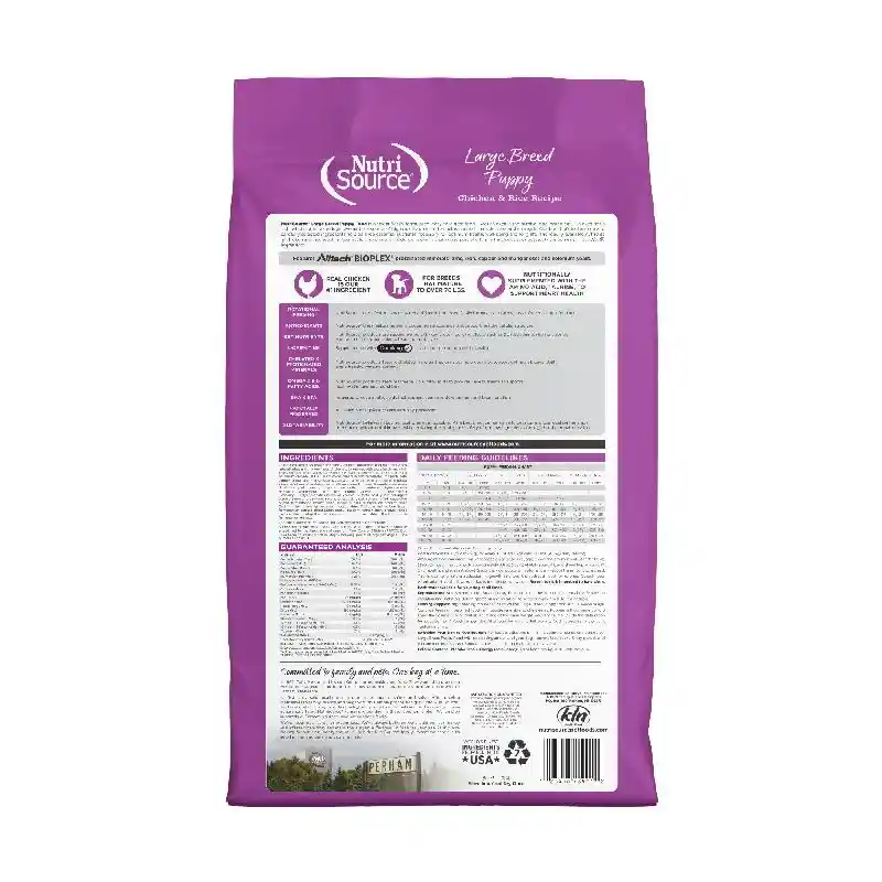Nutrisource Puppy Large Breed Chicken & Rice 26-lb