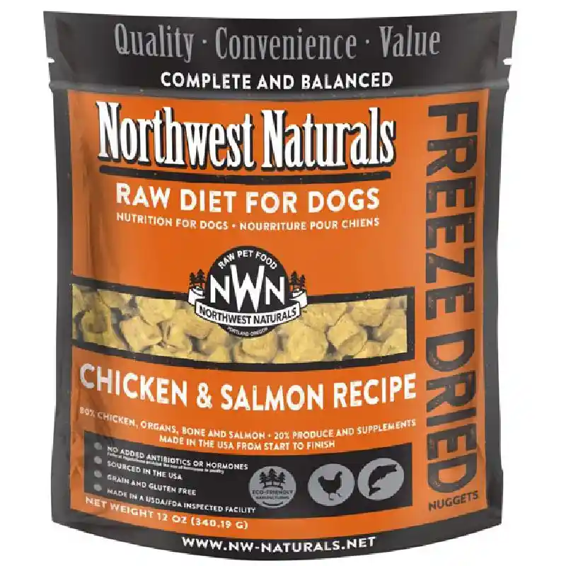 Freeze Dried Nuggets Chicken Salmon - 12oz