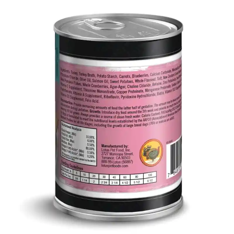 Turkey Stew Grain-free Canned Dog Food 13-oz