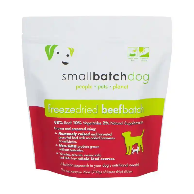 Smallbatch Dog Beef Sliders Fd 25oz 4=cs