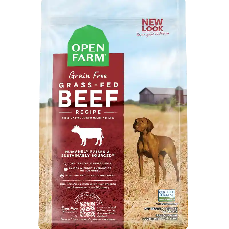 Open Farm Grain Free Dog Food Beef 4lb