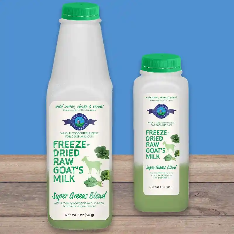 Shepherd Boy Farms Fd Raw Goats Milk Greens Blend