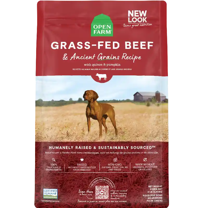Open Farm Ancient Grains Dry Beef 11-lb