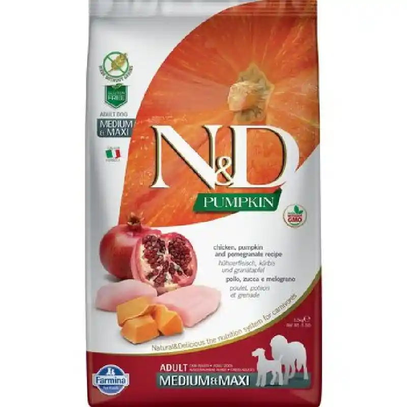 Farmina N&d Pumpk Chkn/pome Adult Med/max 26.4-lb