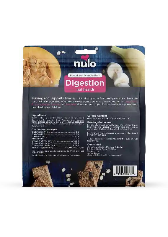 Nulo Functional Granola Digestion Dog Treats 10oz