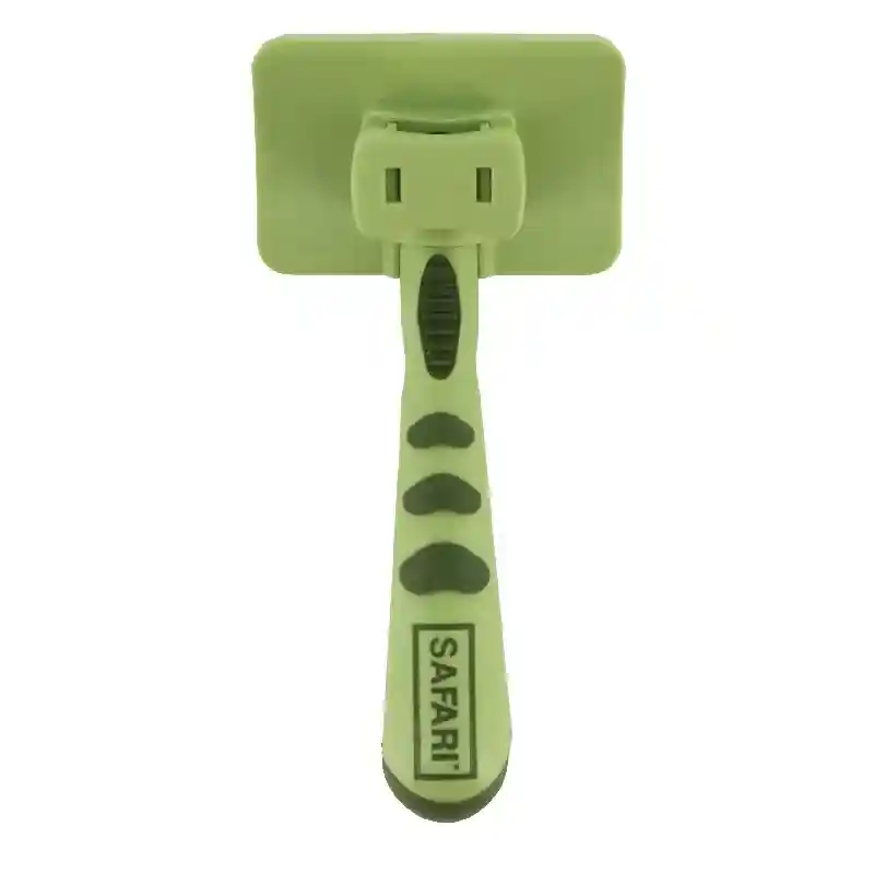 Dog Self Cleaning Slicker Brush - Med - 4.25" L X