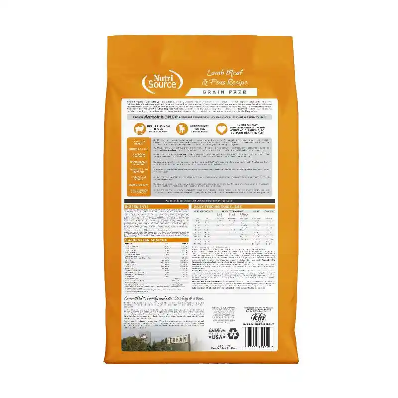 Nutrisource Dog Gf Lamb 12#
