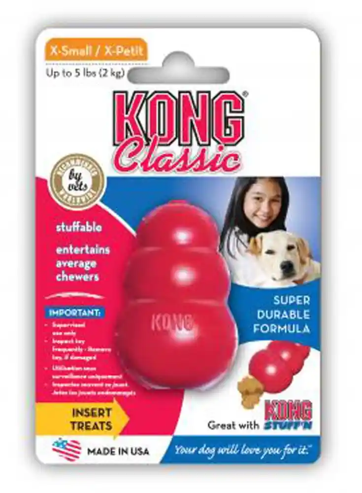 Kong Dog Classic Toy Red X- Small