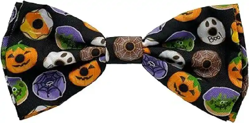 H&k Bow Tie Halloween Donut Sm