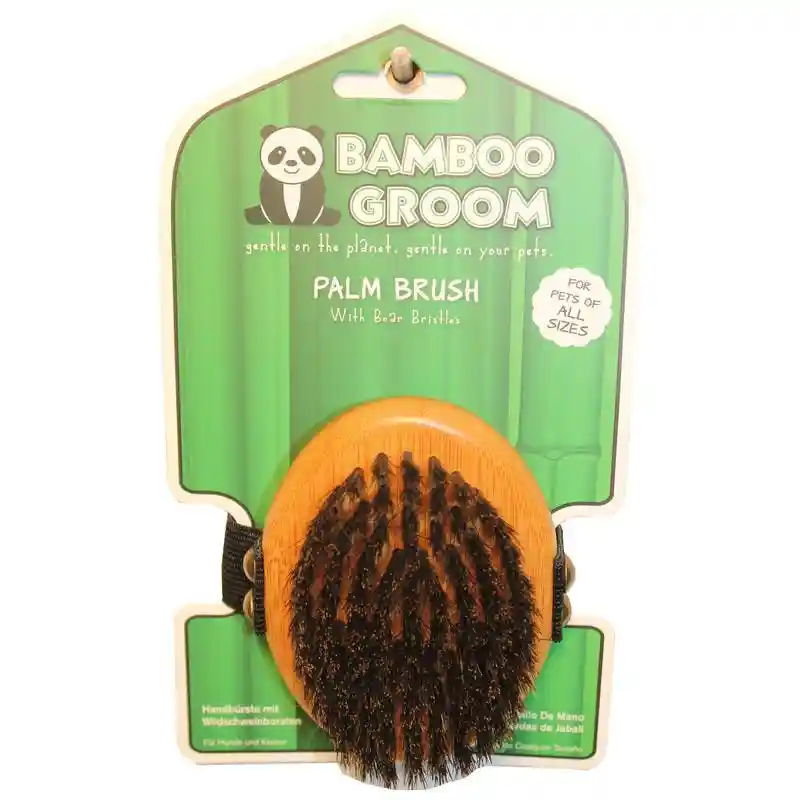 Bamboo Palm Brush With Boar Bristles Bamboo
