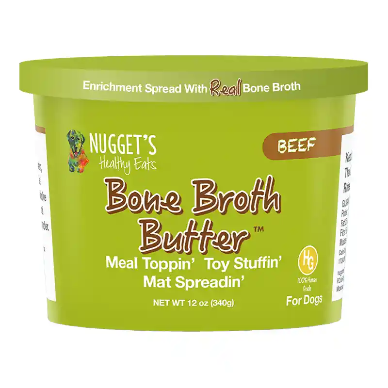 Nugget's Healthy Eats Bone Broth Butter Beef 12-oz