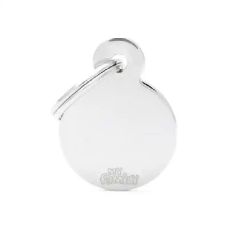 Small Round Chromed Brass