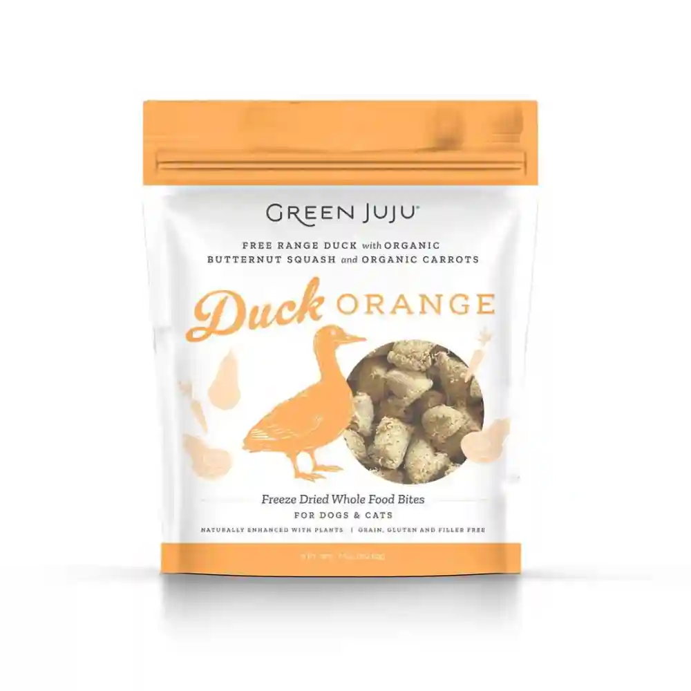 Green Juju Duck Orange Freeze-dried Bites 7.5-oz