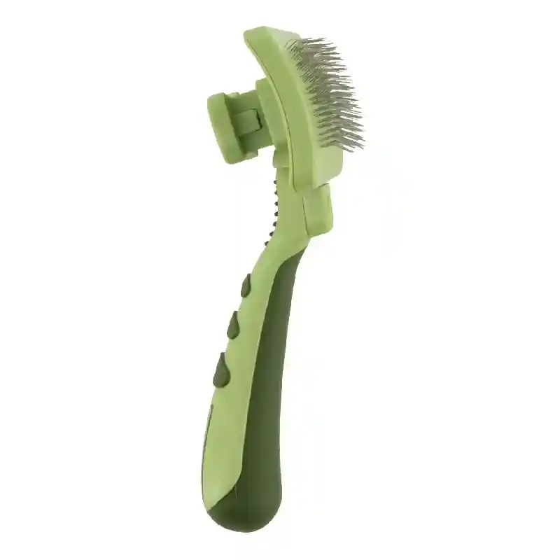 Dog Self Cleaning Slicker Brush - Med - 4.25" L X