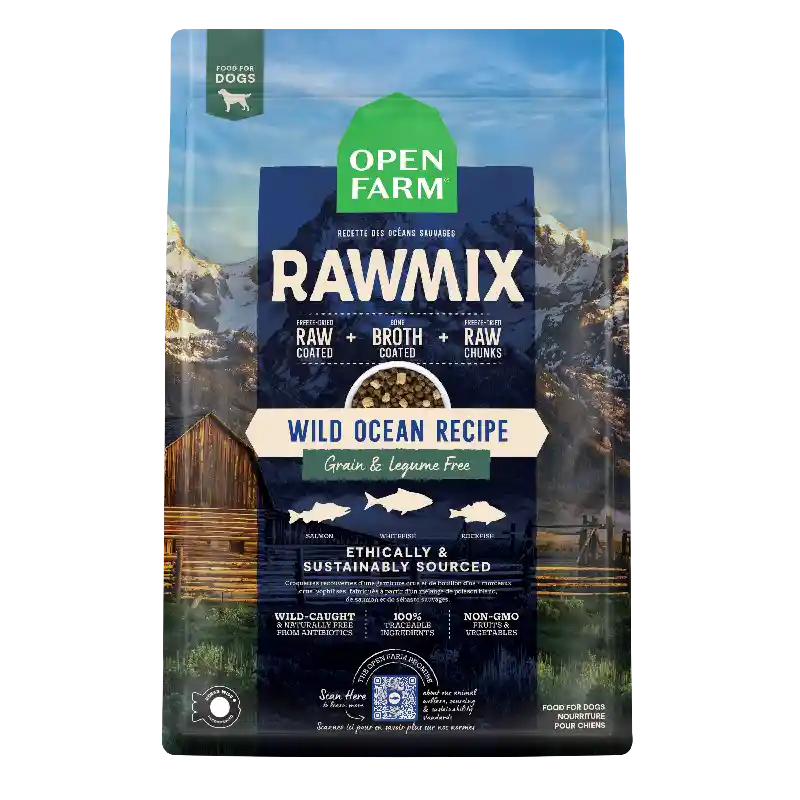 Open Farm Dog Grain Free Raw Mix Wild Ocean 3.5 Lb