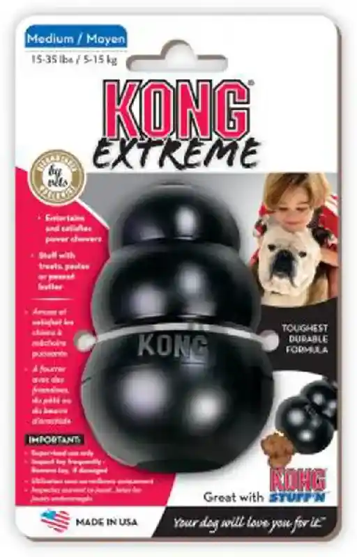 Kong Classic Extreme Dog Toy Medium 3.5-oz