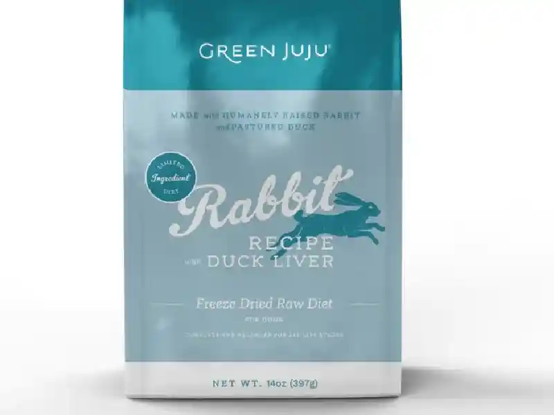 Green Juju Fd Raw Diet Rabbit W Duck Liver 14 Oz