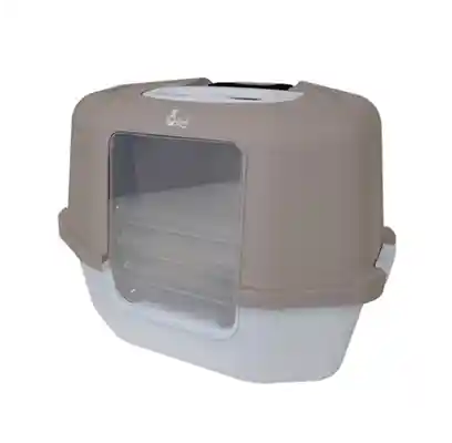 Space Saver Corner Hoodedcat Pan, Grey