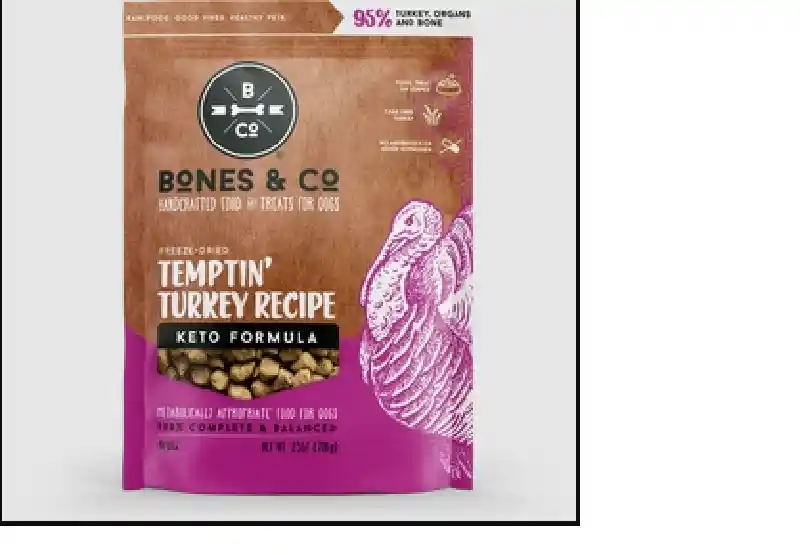 Bones & Co Dog Food Fd Turkey Bites 12 Oz