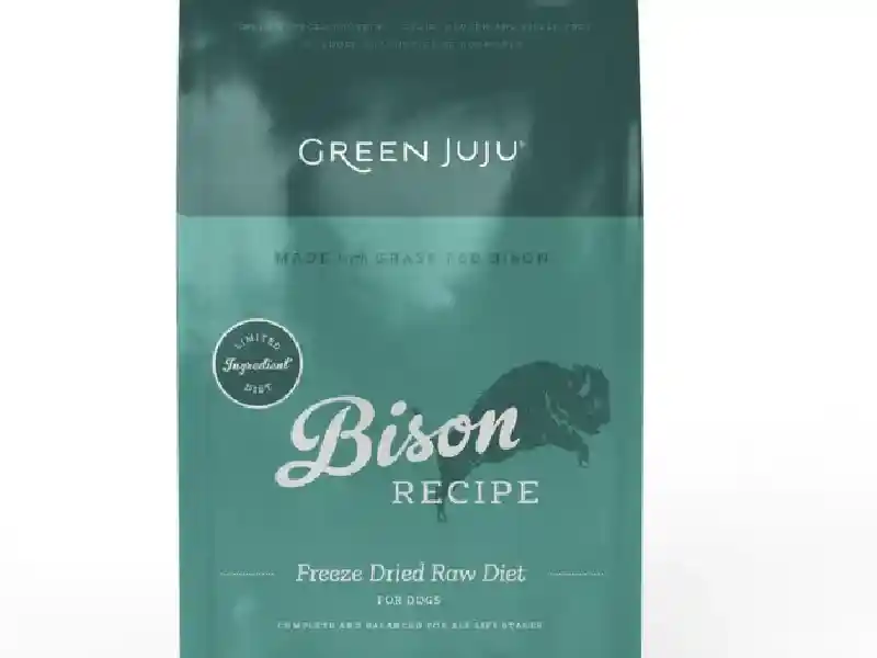 Green Juju Dog Freeze Dried Raw Bison 14 Oz