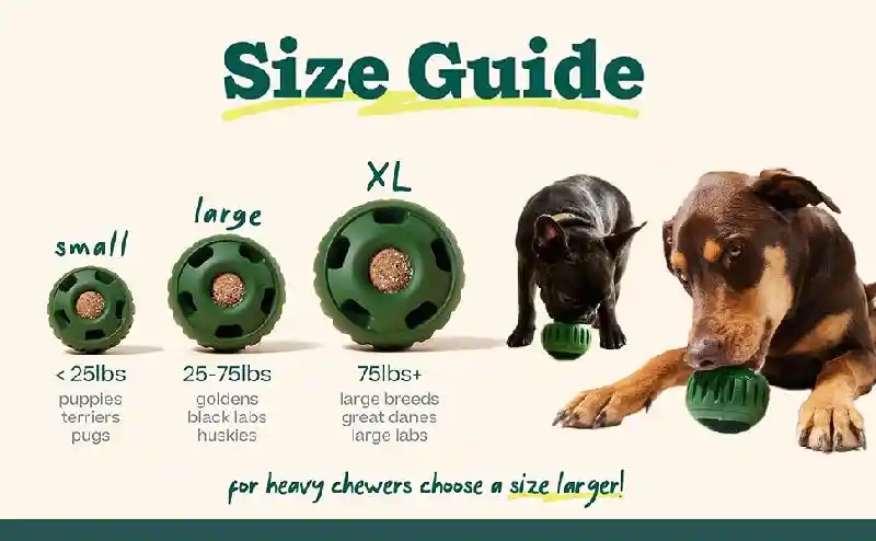 Woof Dog Toy Pupsicle Green Large