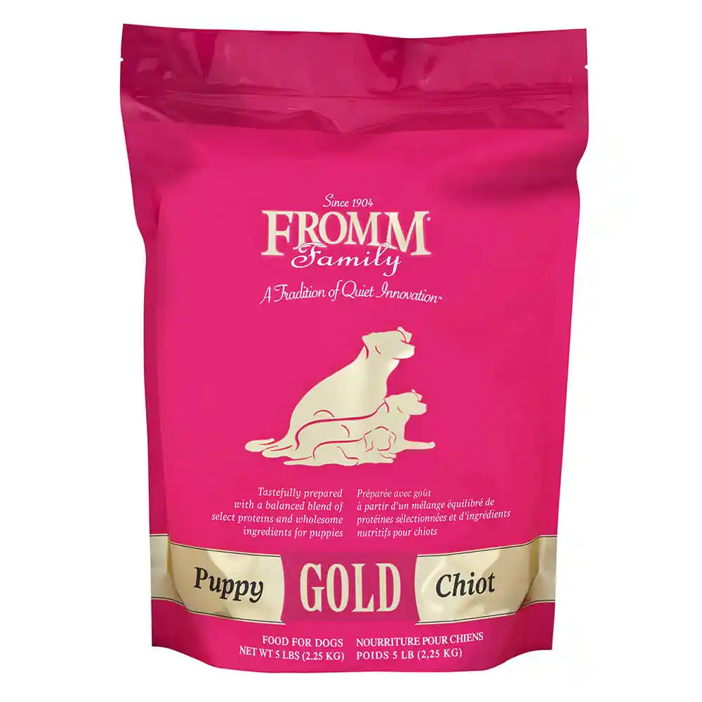 Fromm Gold Puppy Dry Dog Food Pink Bag 5-lb