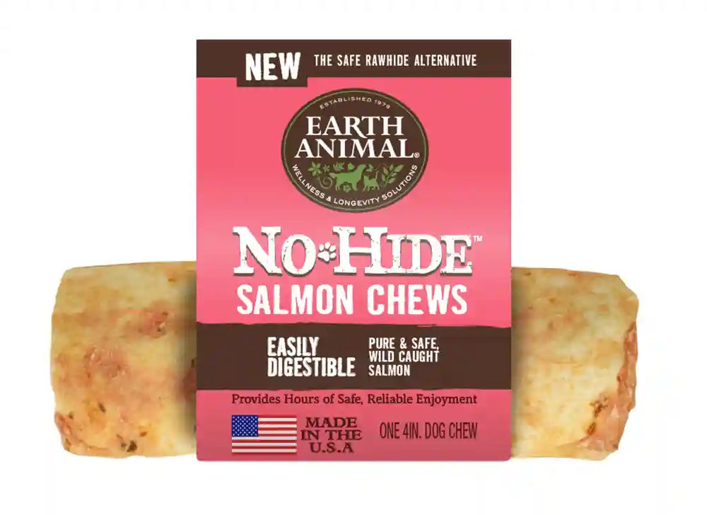 Earth Animal No-hide Salmon Chew 4"