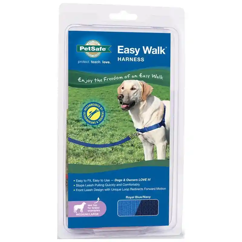 Easy Walk Harness No Pull Med/lg Royal Blue