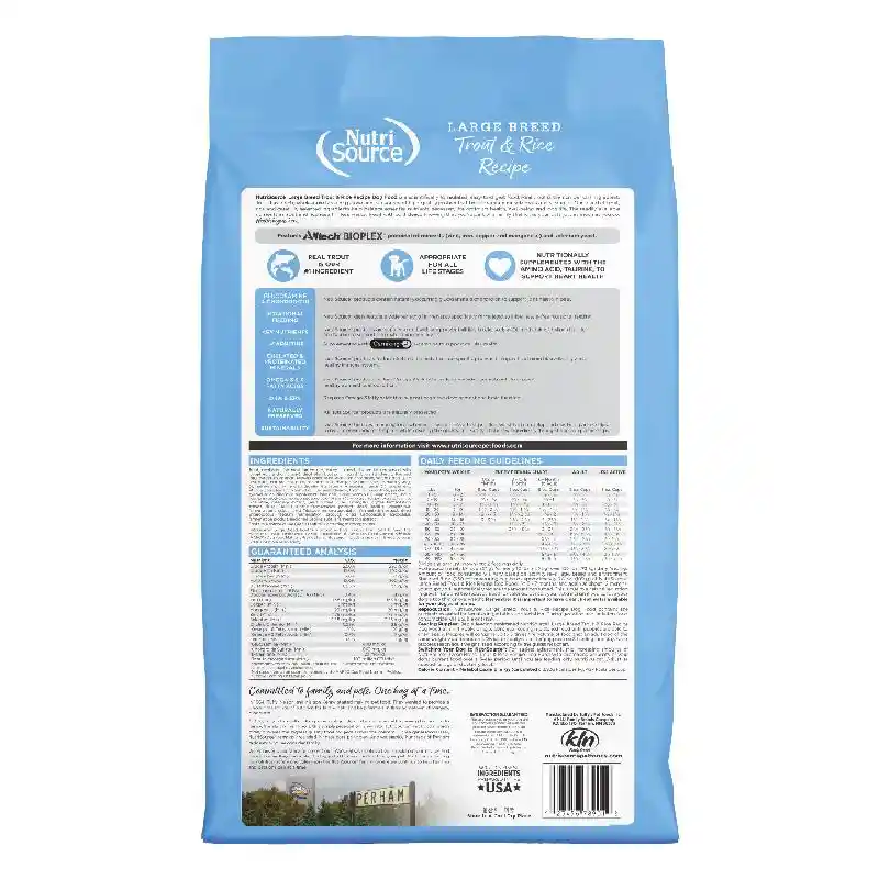 Nutrisource Trout & Rice Lb Dog Food 26-lb