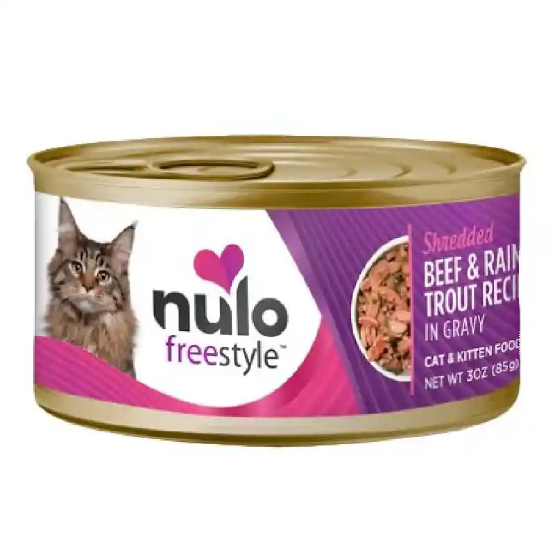 Nulo Freestyle Can Cat Shredded Beef & Trout 3oz