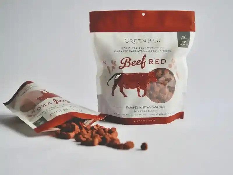 Green Juju Dog Beef Fd 14-oz 4=cs
