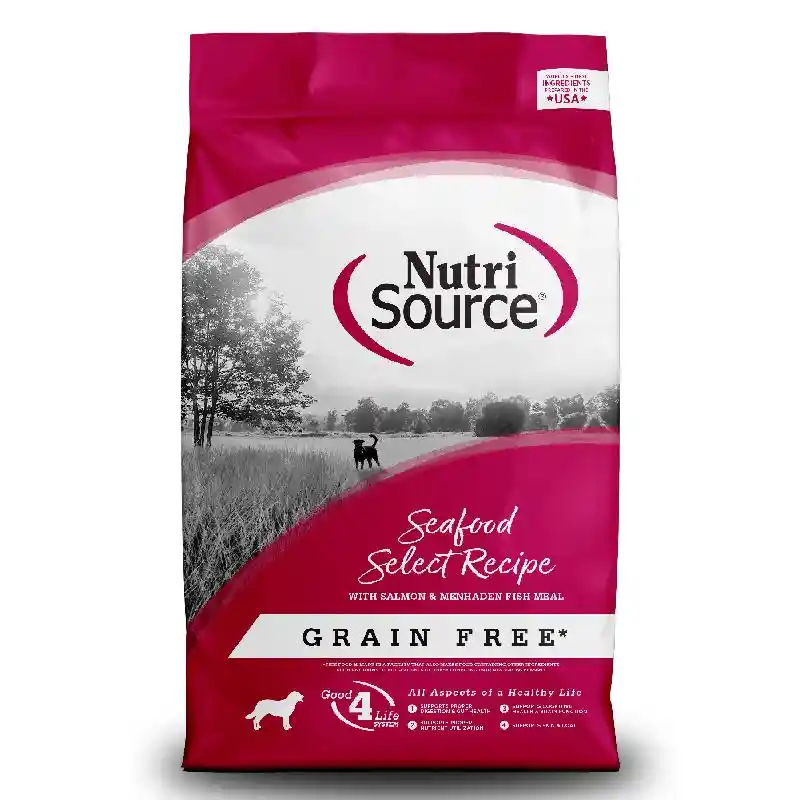 Nutri Source Dog Grain Free Seafood Select 26 Lbs