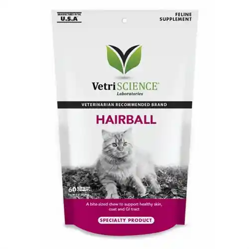 Vetriscience Hairball Digestive Treat 60ct