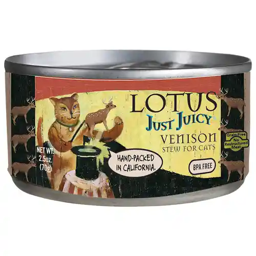 Just Juicy Venison Stew Gf Canned Cat Food 2.75-oz