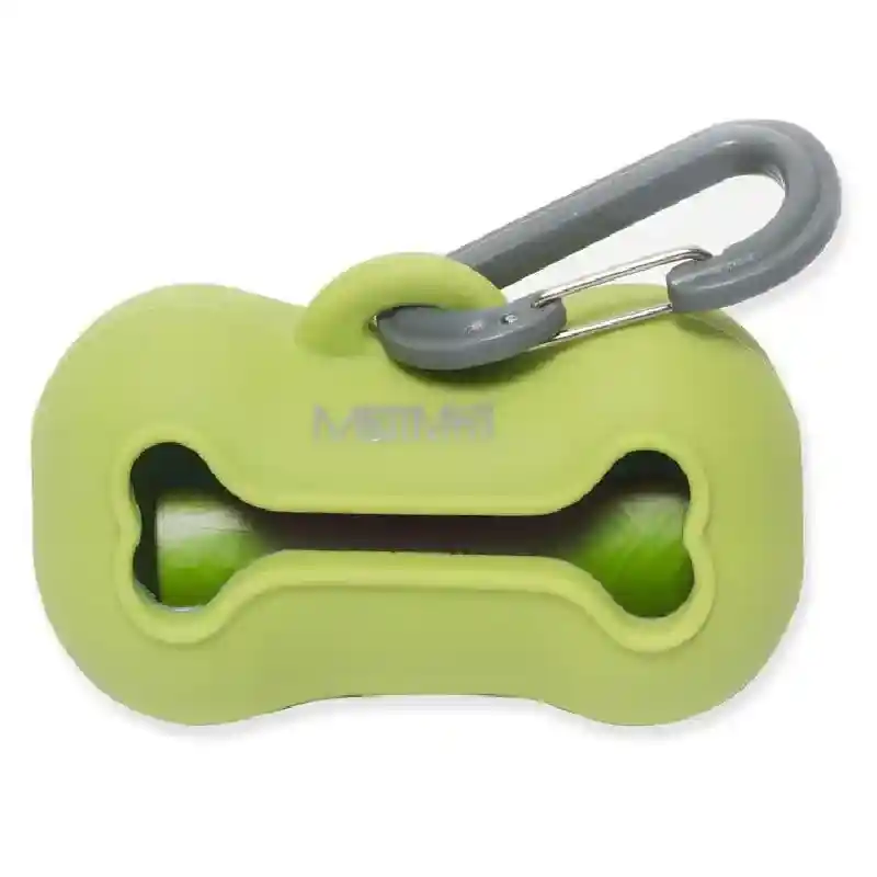 Messy Mutts Silicone Wastebag Holder Green