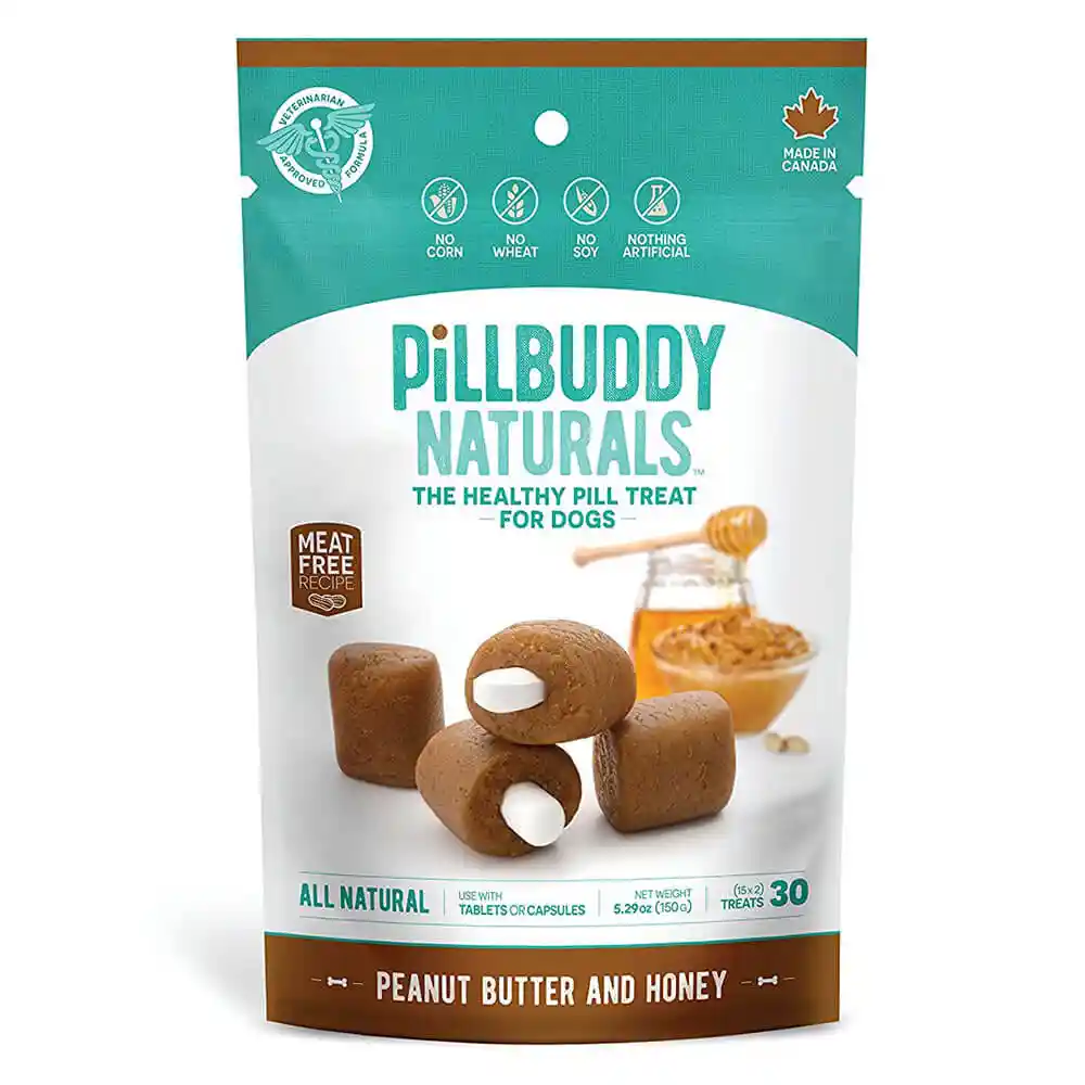Presidio Dog Pill Buddy Naturals Pb & Honey 30 Ct